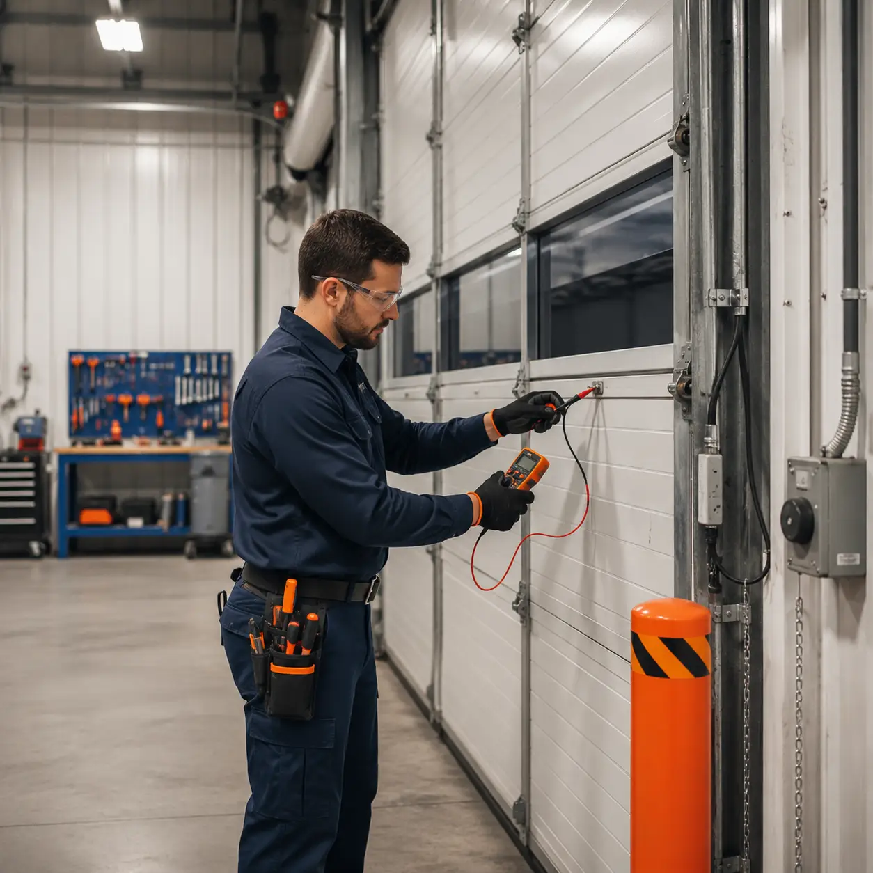 Commercial garage door repair and service