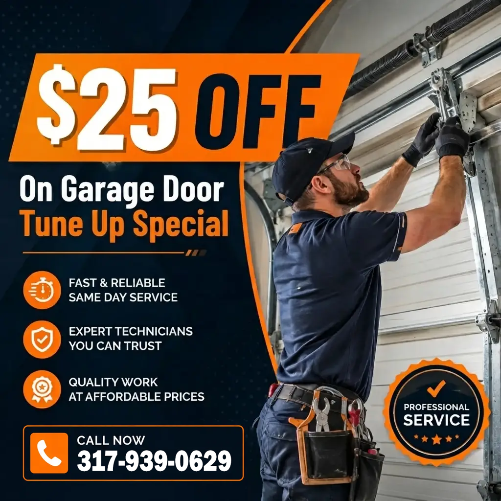$25 off garage door tune up special