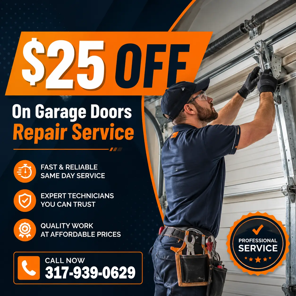Garage door repair Outer Coupon